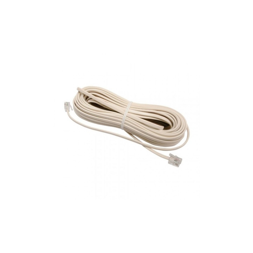 CABLE TELEFONO RJ11 6P/4C 50FT  VCOM