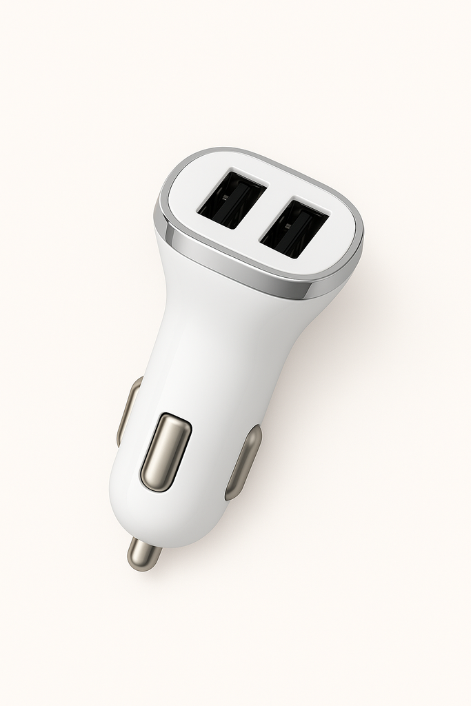 CAR CHARGER 12V-24 2 PORT VCOM