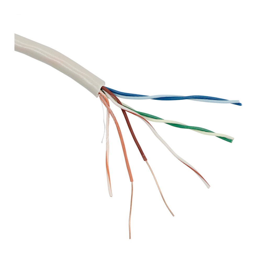 CABLE UTP CAT5E  1000 PIES 4PAIR,0.5CCA VCOM