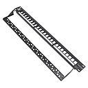 PATCH PANEL RACK CAT-5E UTP 19" 1U 24-PORT  RJ45 VCOM 