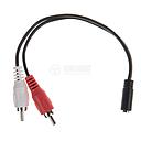 CABLE 3.5ST F TO 2RCA M VCOM