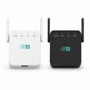 REPETIDOR WI-FI 300 MBPS, 2.4 GHZ, 1 PUERTO LAN 100 MBPS, MODO REPETIDOR/AP, BLANCO Y NEGRO.